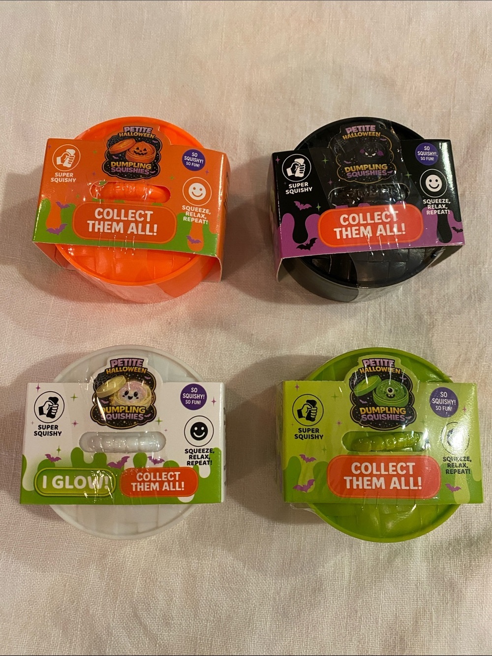 Set of 4 Mini Halloween dumplings